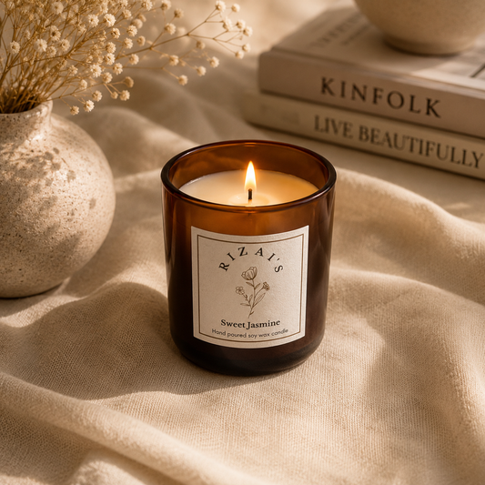 Sweet Jasmine Scented Candle