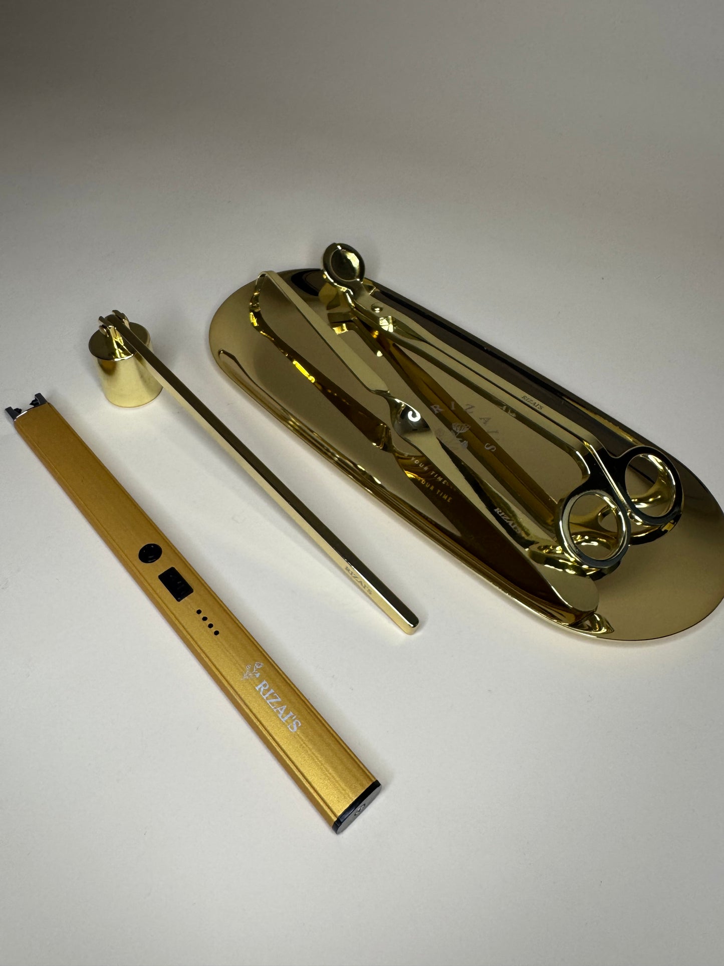 Rizai's Signature Candle Care Kit - Luxe Gold