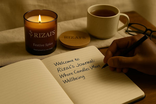Welcome To Our Rizai’s Journal: Where Candles Meet Wellbeing