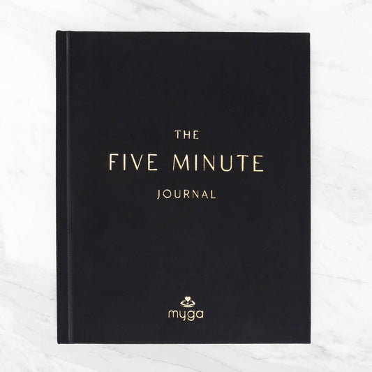 Five Minute Reflection Journal, Suede Hardcover