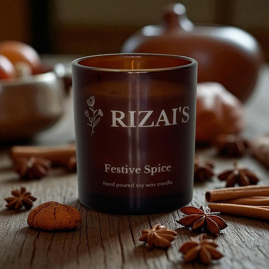 Festive Spice Scented Candle