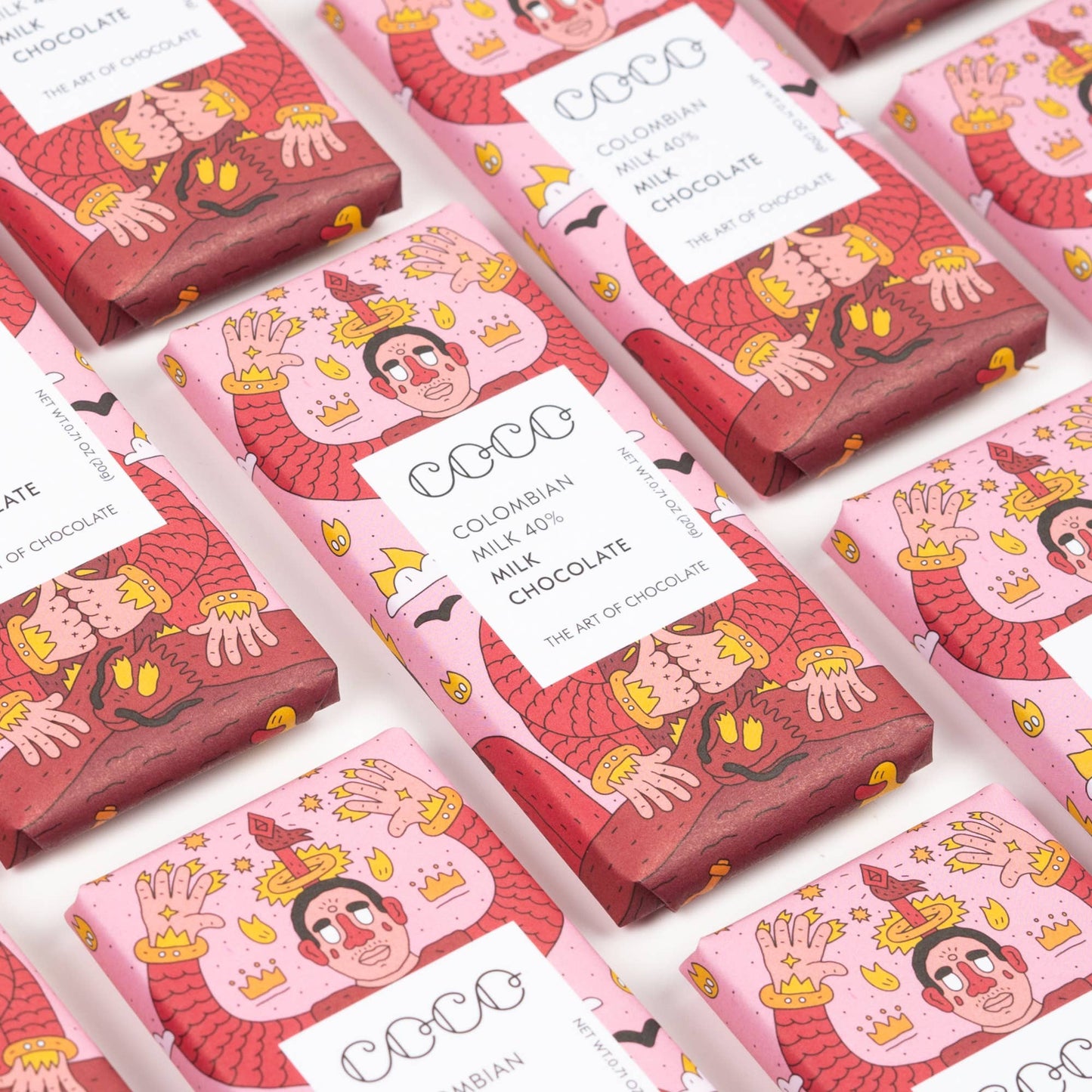 Colombian Milk Mini Chocolate Bar (Pack of 24)