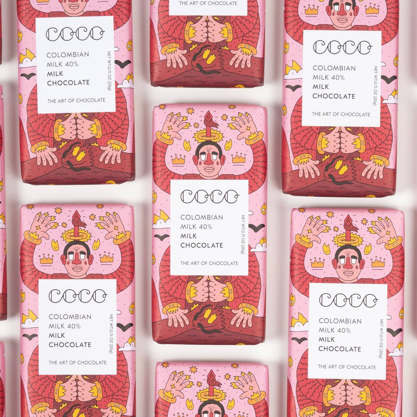 Colombian Milk Mini Chocolate Bar (Pack of 24)