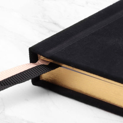 Five Minute Reflection Journal, Suede Hardcover