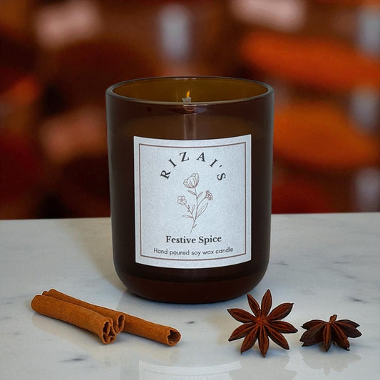 Festive Spice Scented Candle