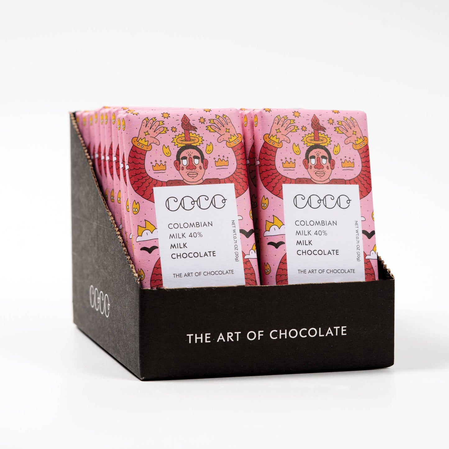 Colombian Milk Mini Chocolate Bar (Pack of 24)